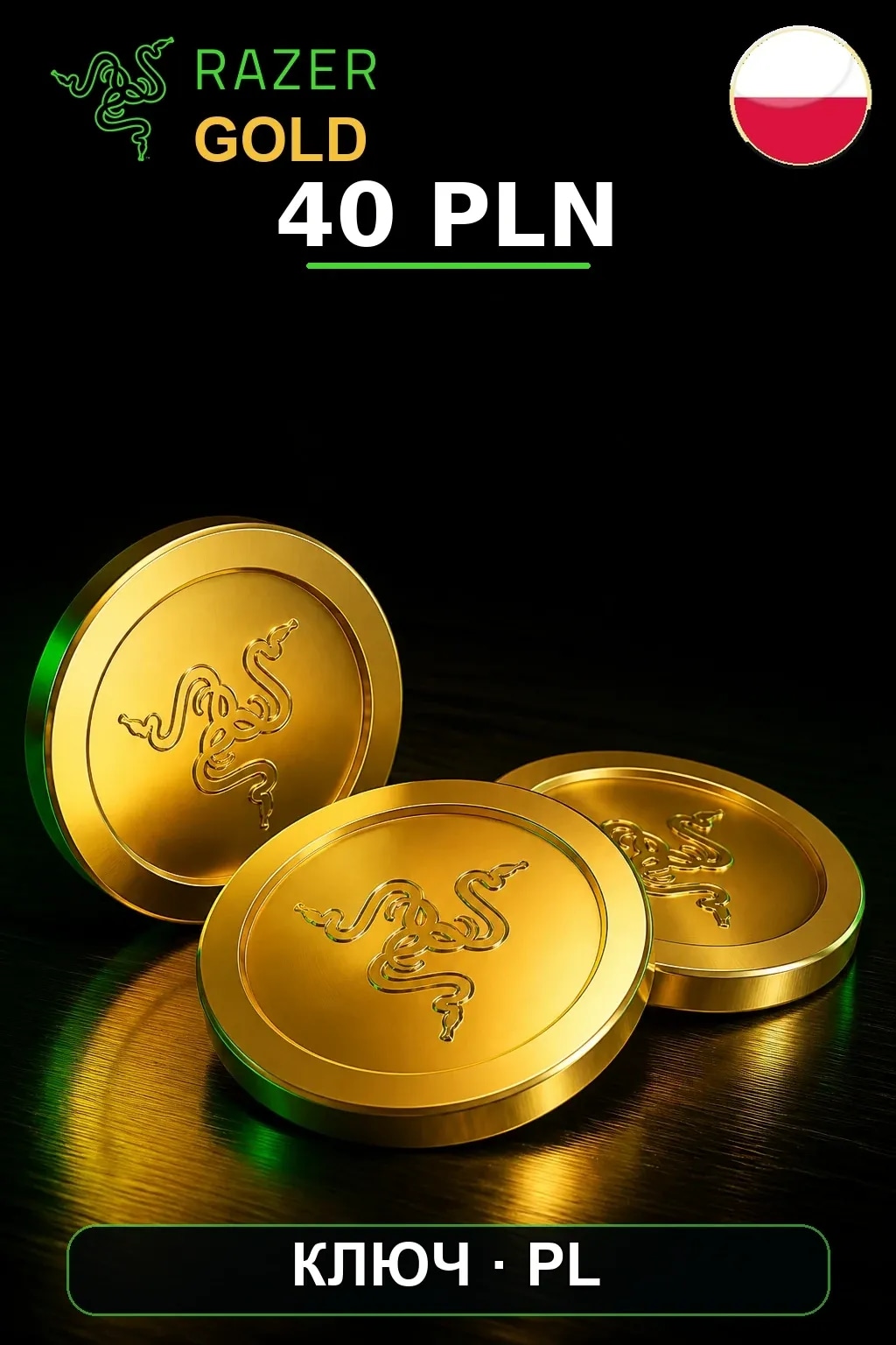 PLN 40 Razer Gold
